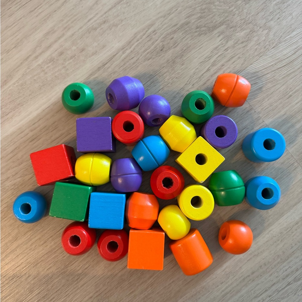 Wooden Sorting and Stacking Toy Set - Picture 10 of 12